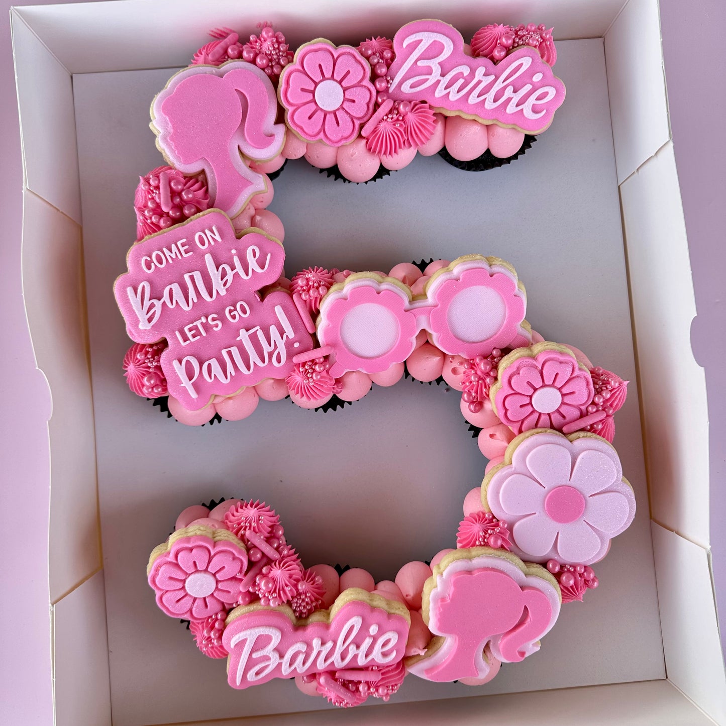 Barbie Cupcake Number