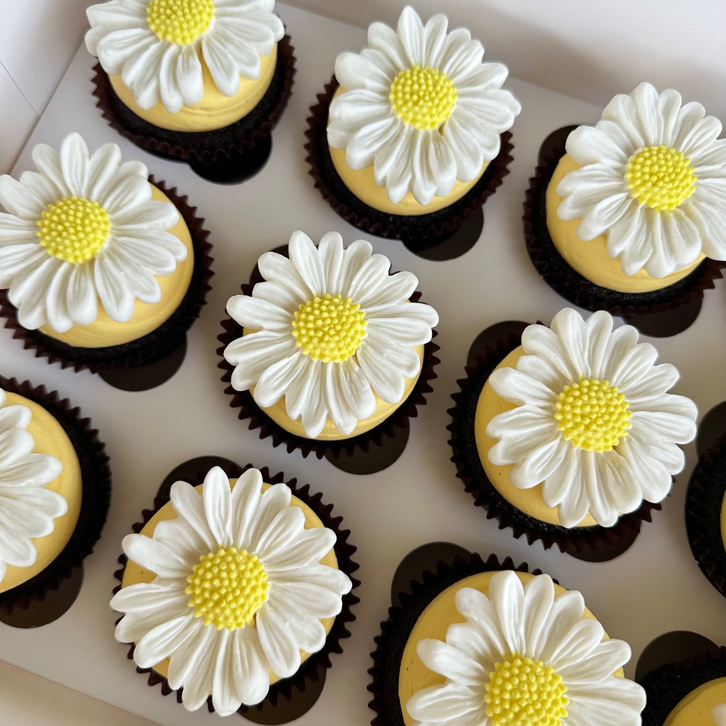 Daisy Cupcakes