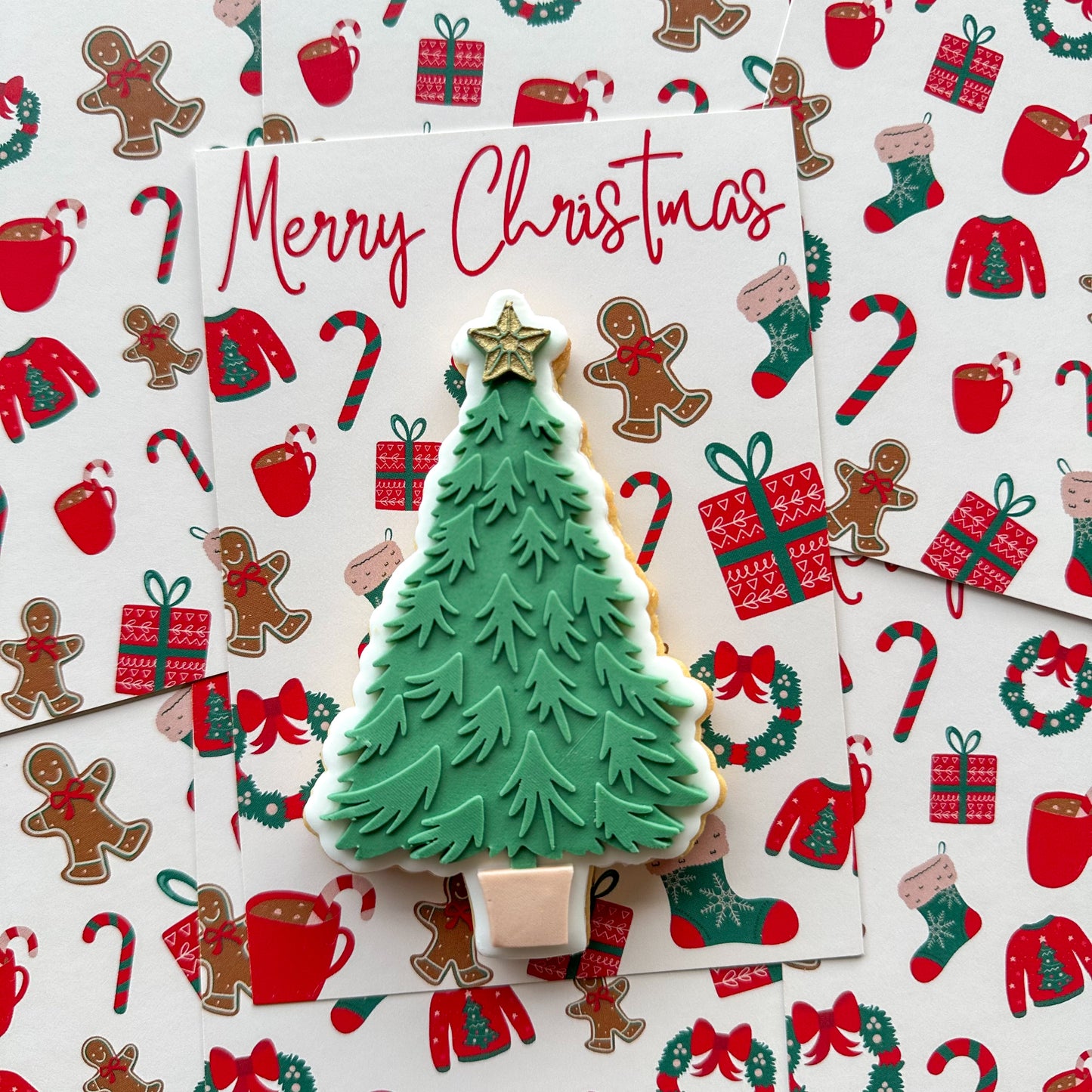 Merry Christmas Cookie Card
