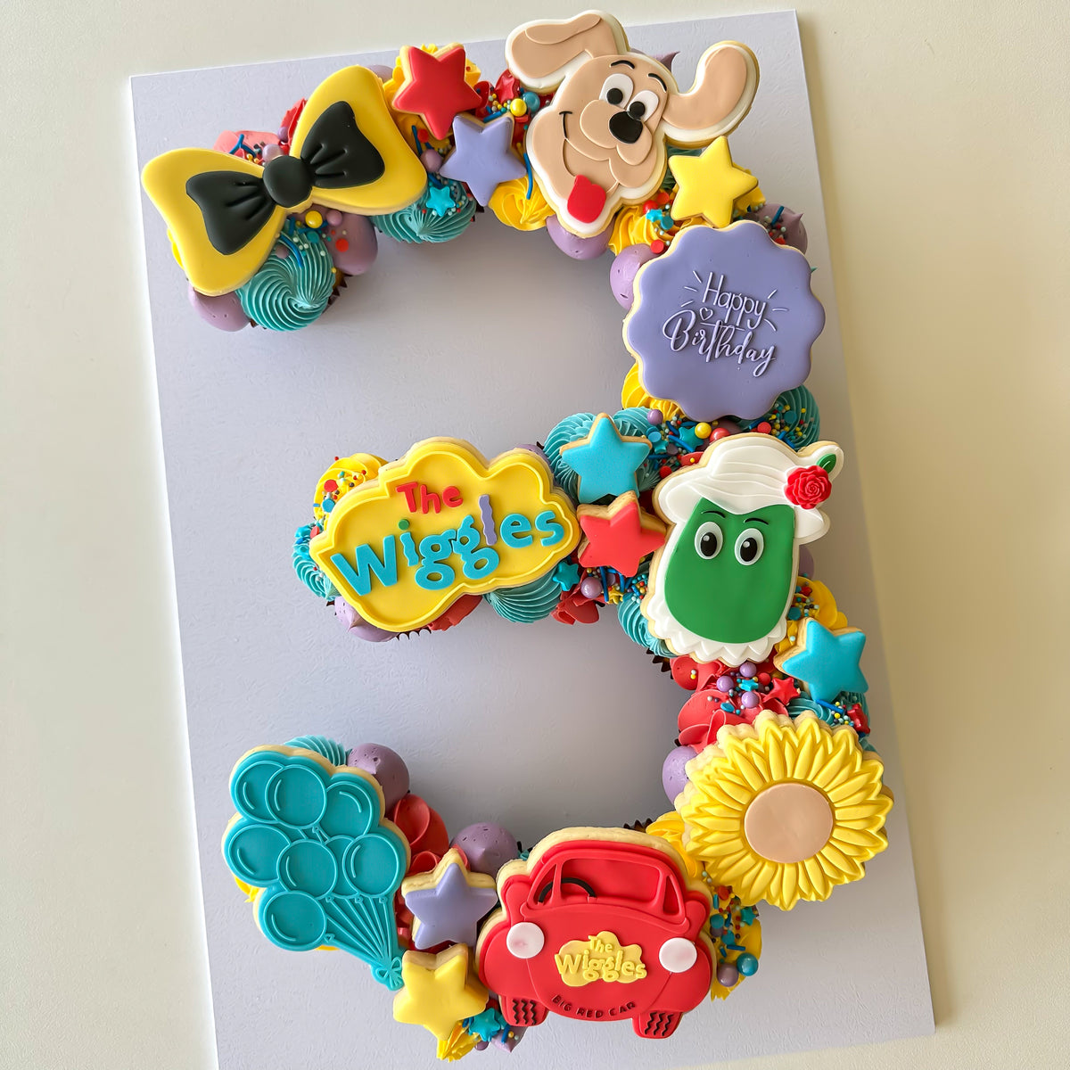Wiggly Cupcake Number