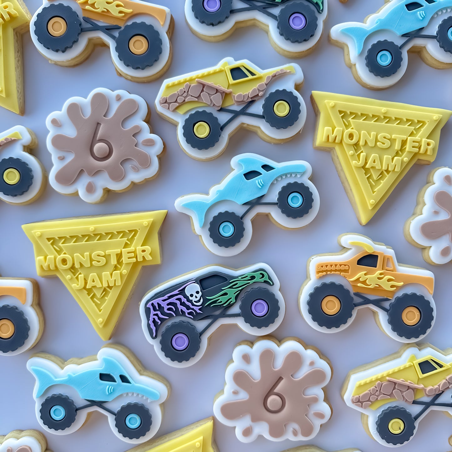 Monster Truck Cookie Set