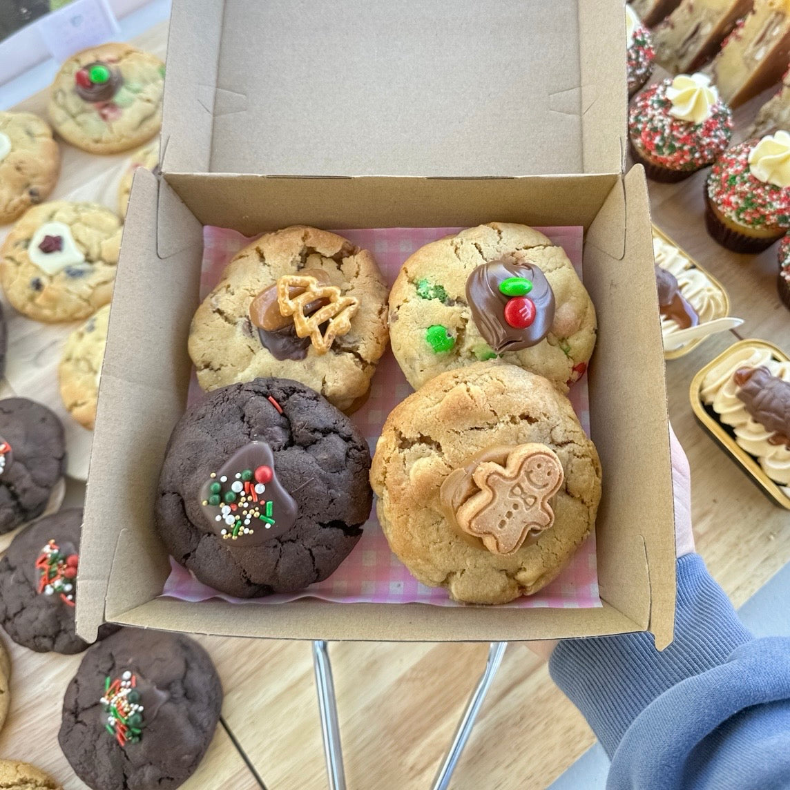 Festive Chunky Cookie Box