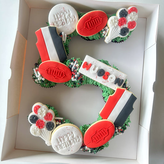 Footy Cupcake Number