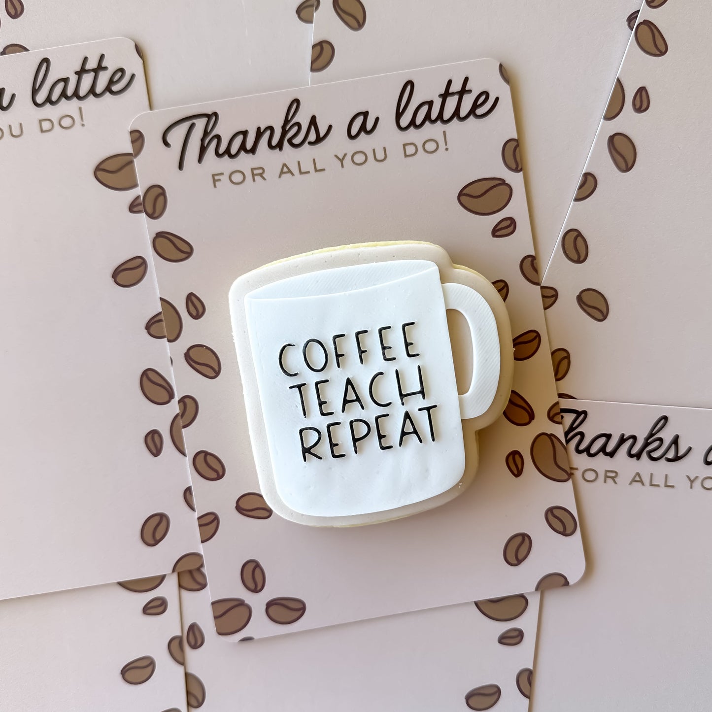 Thanks A Latte Cookie Card