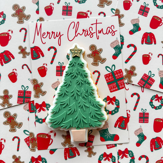 Merry Christmas Cookie Card