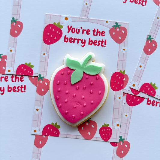 You're The Berry Best Cookie Card