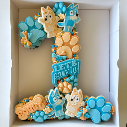 Bluey Cupcake Number