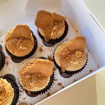 Chocolate Biscoff Cupcakes
