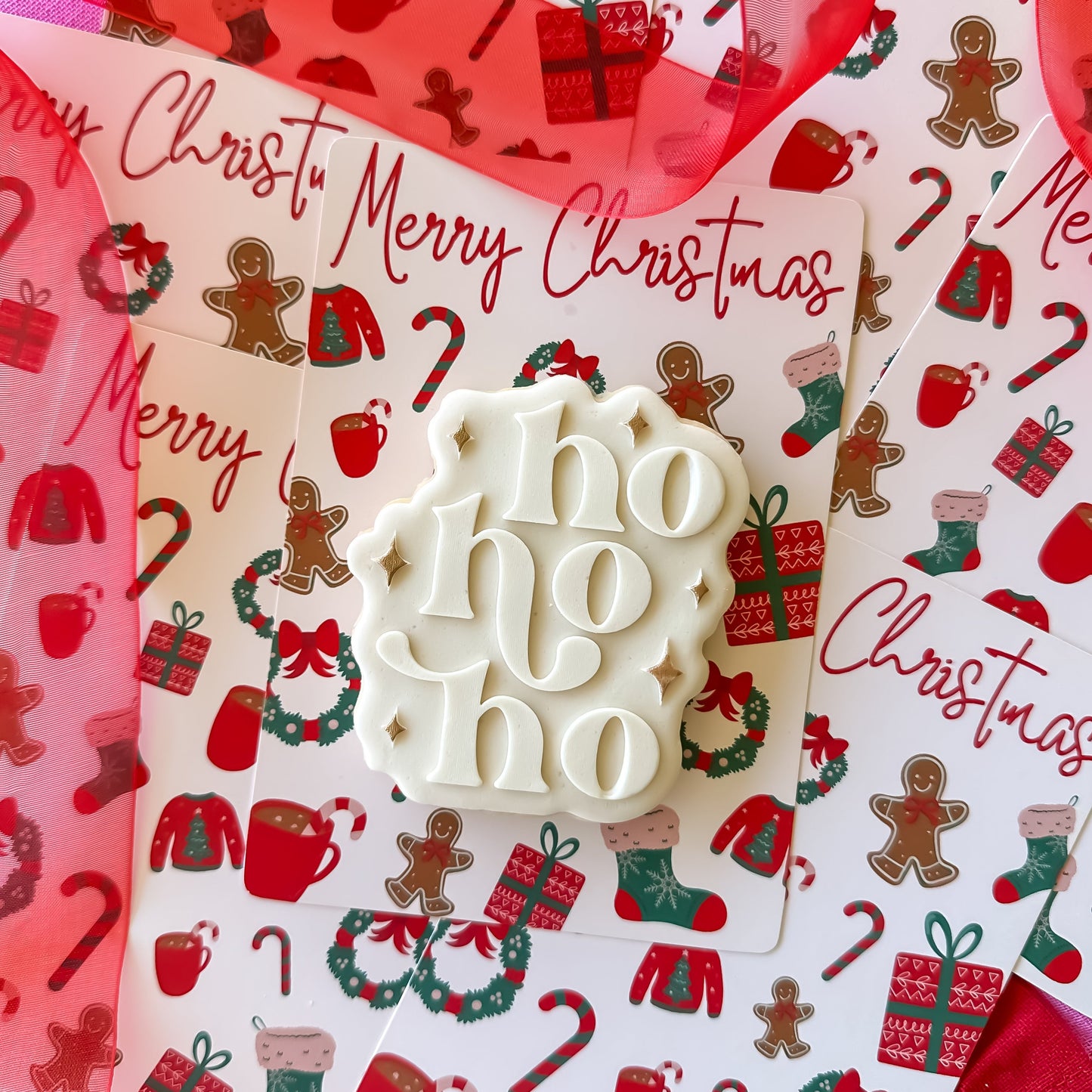 Ho Ho Ho Cookie Card