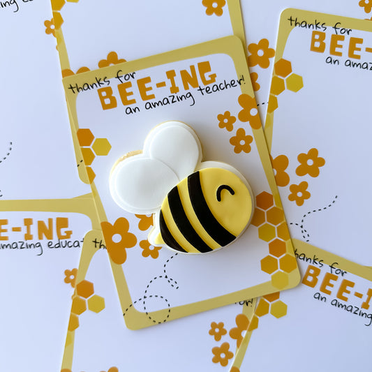Thanks For Bee-ing An Amazing Teacher Cookie Card