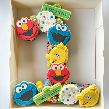 Sesame Street Cupcake Number