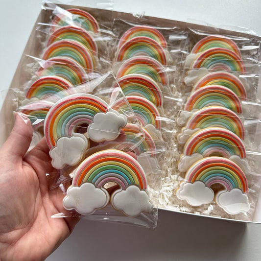 Painted Rainbow Cookies