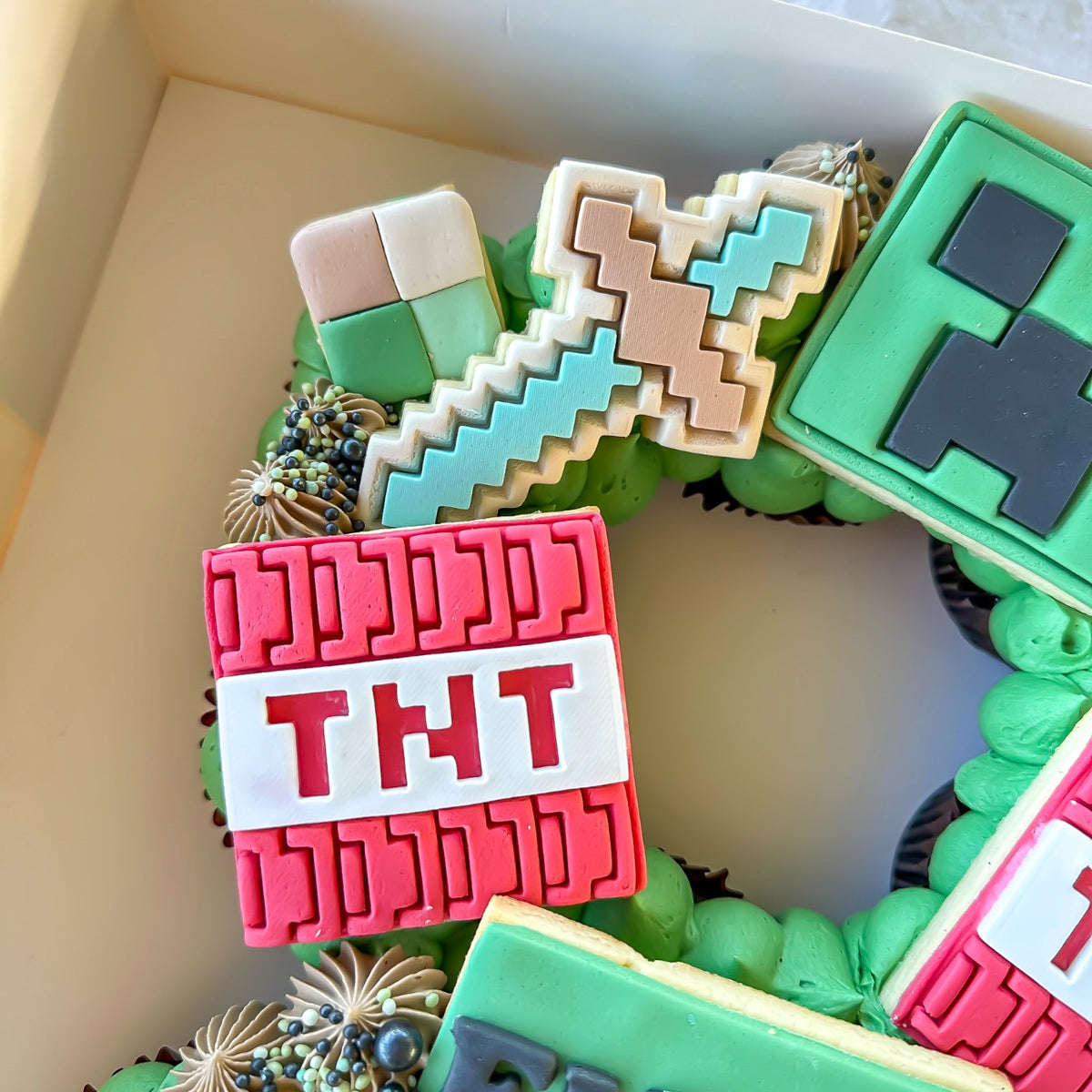 Minecraft Cupcake Number
