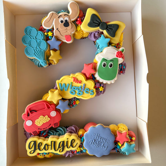 Wiggly Cupcake Number